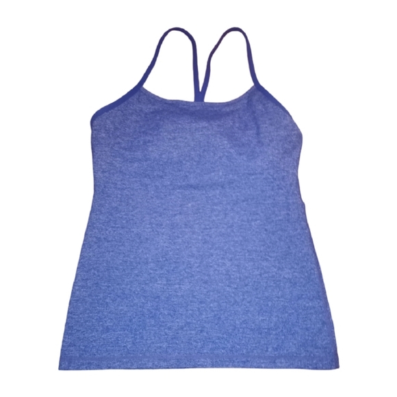 Lululemon Power Y Tank - Pigment Blue - Size 8 - Picture 3 of 4